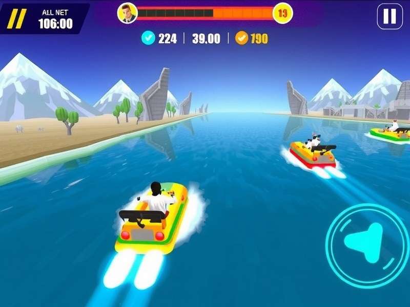 Vibrant Voyage Race Game Screenshot
