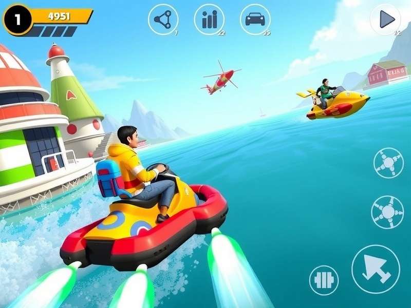 Vibrant Voyage Race Multiplayer Gameplay